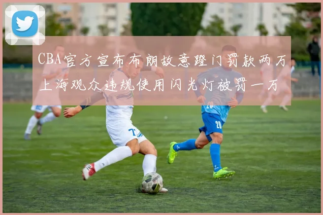 CBA官方宣布布朗故意蹬门罚款两万上海观众违规使用闪光灯被罚一万